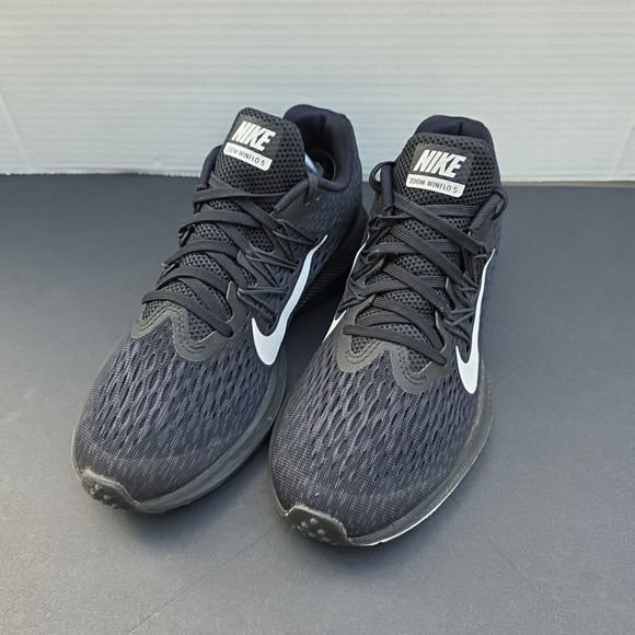 Size 6.5 - Nike Zoom Winflo 5 Black Anthracite Women's Running Shoes - Picture 1 of 10